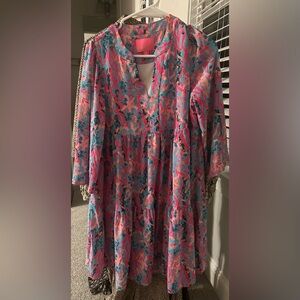 Lilly Pulitzer Colorful Floral Dress
